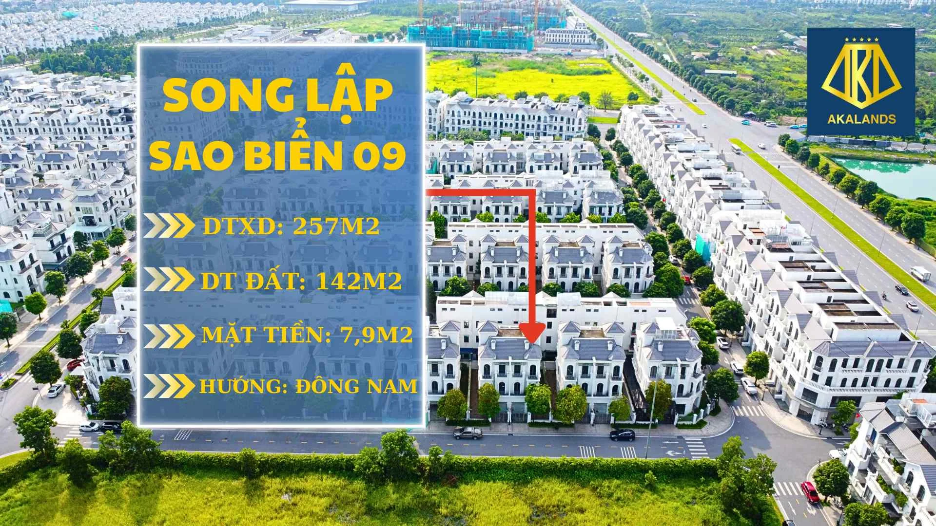 Bán biệt thự song lập Sao Biển 9 Vinhomes Ocean Park 1 Gia Lâm 142.2m2 mặt tiền 7,9m 4 Bán biệt thự song lập Sao Biển 9 Vinhomes Ocean Park 1 Gia lâm